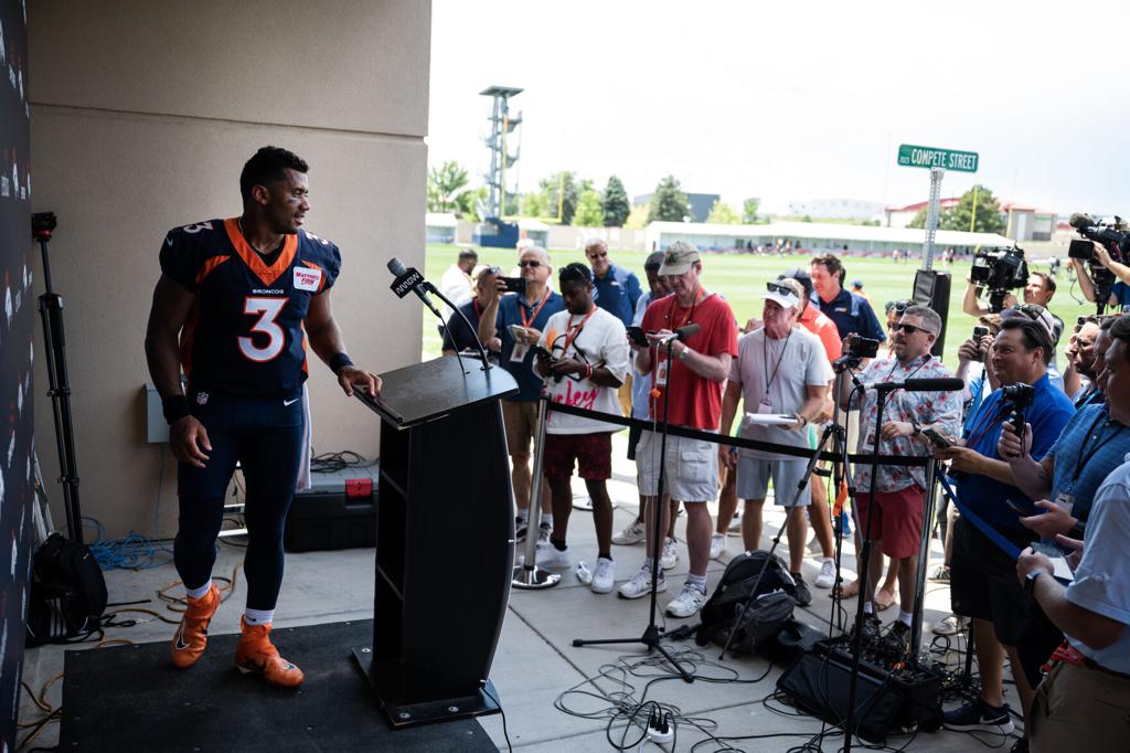 Paul Klee: Day 1 of Broncos training camp was Russell Wilson's