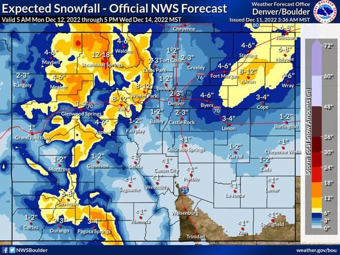 Up to 18 inches of snow, blizzard conditions possible with