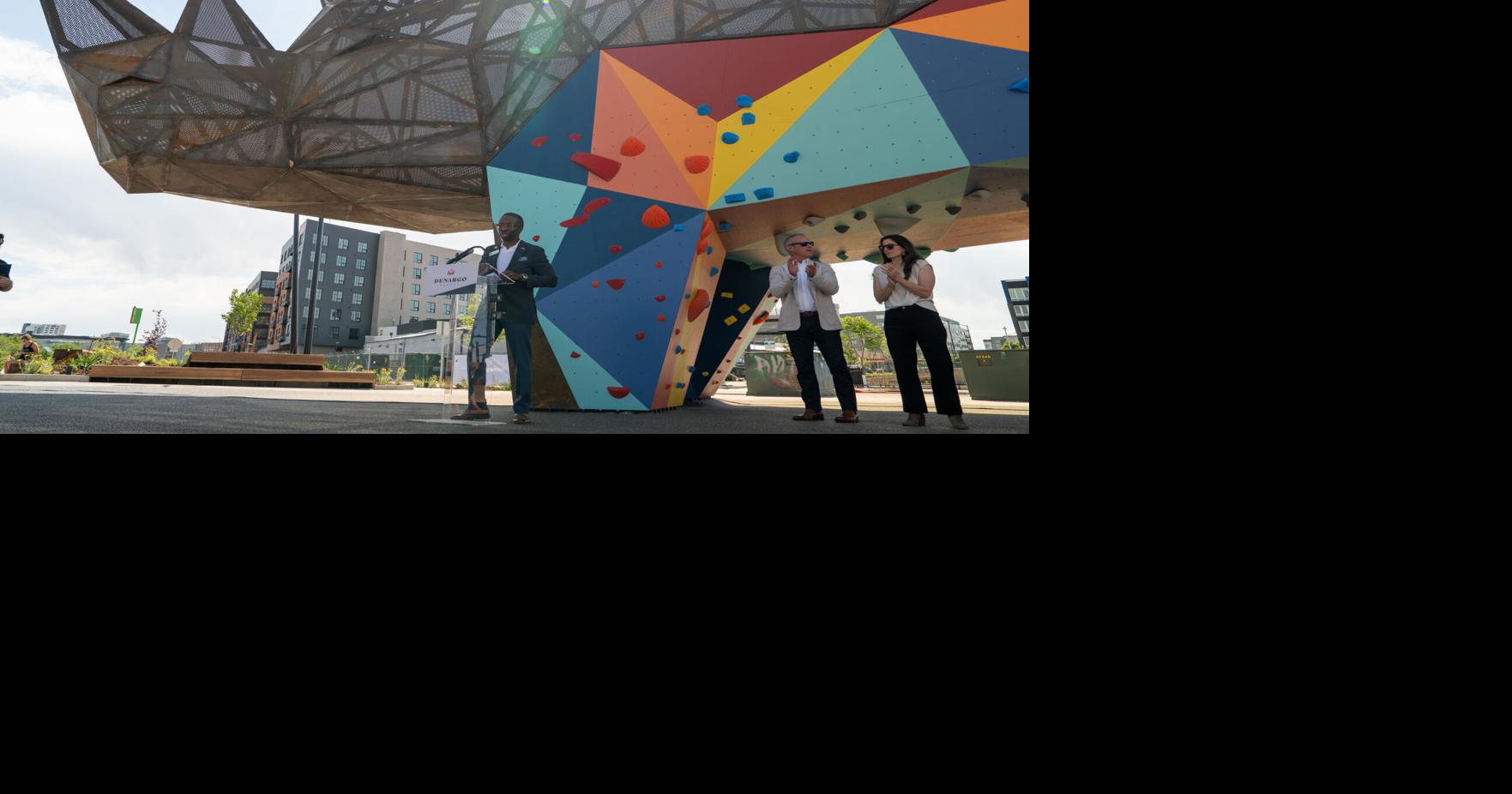 Denver's RiNo neighborhood Rhino sculpture receives its name