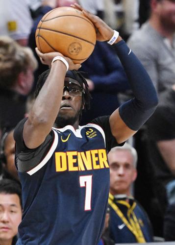 Reggie Jackson representing Colorado Springs for Denver Nuggets in NBA  Finals, Denver Nuggets