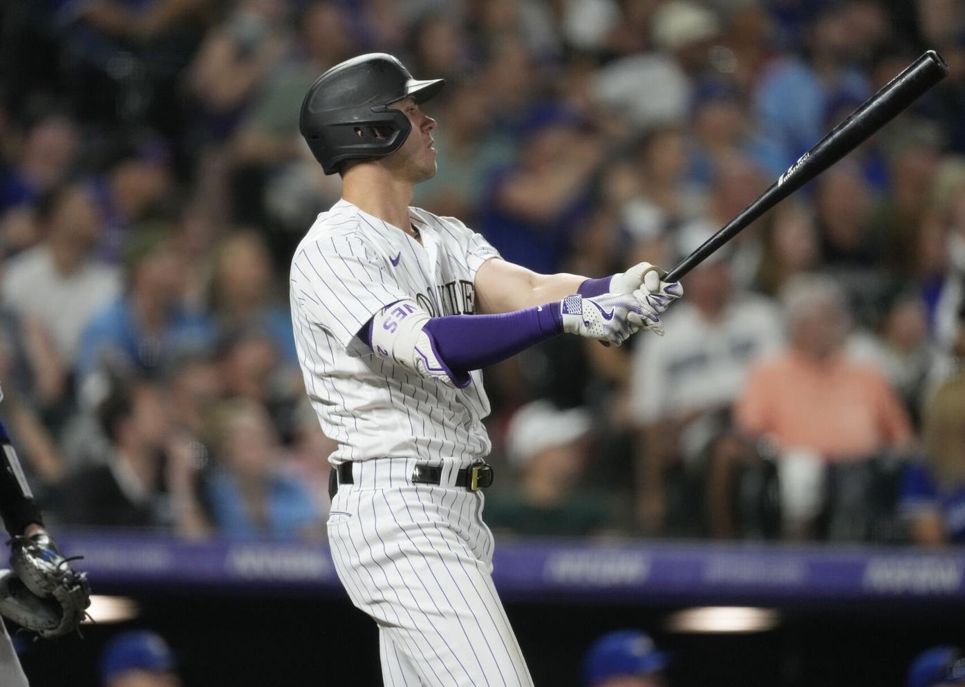 Nolan Jones hits massive home run for Rockies