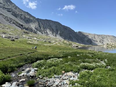 The BABs hit the trail in Colorado's Sangre de Cristo mountain range, on a mission to summit four 14,000-foot peaks. Courtesy photo.