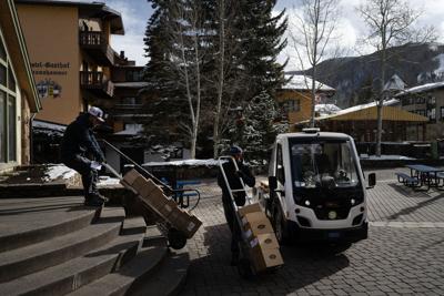 Vail e-courier delivery program