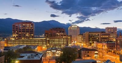 A look at downtown Colorado Springs, Colorado. Photo Credit: oneillbro (iStock).