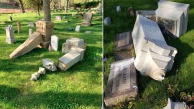 Reward offered for cemetery vandalism