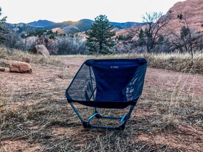 The Helinox Ground Chair. Photo Credit: Spencer McKee.