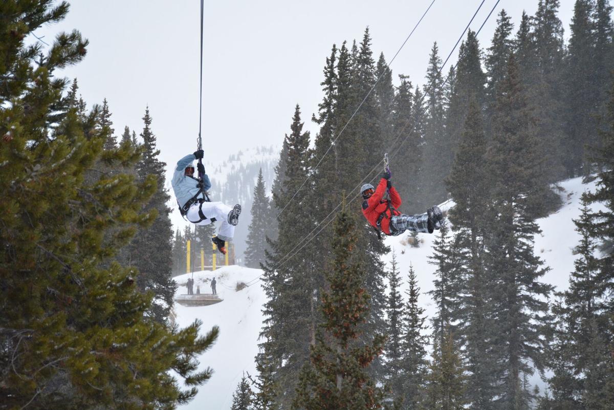 At 11,200 feet in elevation, Colorado zipline tour is one of