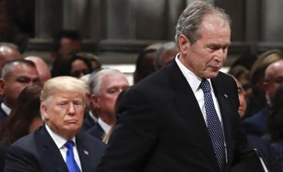 Bush and Trump become central figures in GOP civil war
