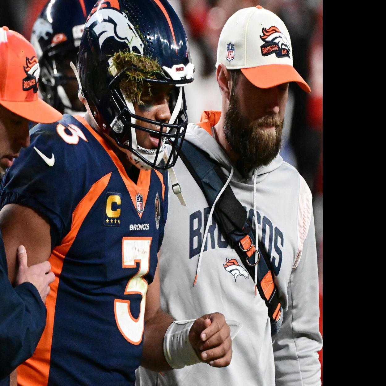 Russell Wilson in concussion protocol for Broncos, could miss