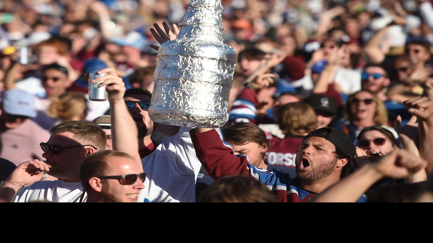 PHOTOS: Avalanche fans celebrate in downtown Denver after Stanley Cup win