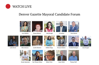 WATCH: Denver Gazette hosts Mayoral Forum at CU Anschutz Medical Campus, Elections