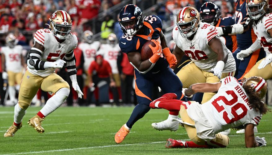 Broncos defense rides to rescue of quarterback Russell Wilson in 11-10  victory over 49ers