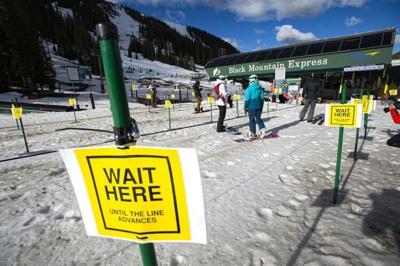 A shot from when Arapahoe Basin was able to reopen at the end of the 2019-2020 ski season. Photo Credit: Christian Murdock; The Gazette.
