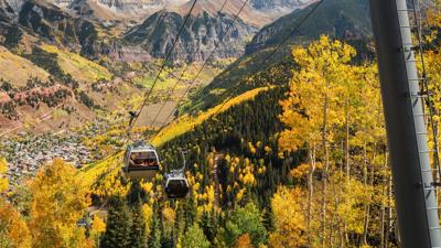 Autumn in Telluride Colorado - Gondola Photo Credit: Craig Zerbe (iStock).
