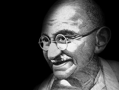 Mahatma Gandhi. Photo Credit: fotopoly (iStock).