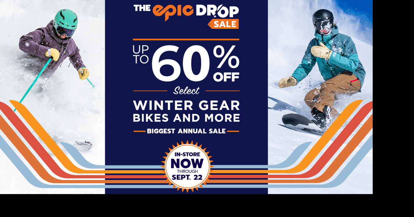Save up to 60% on Winter Gear, Apparel & Bikes During Epic Mountain Gear’s Epic Drop Sale!