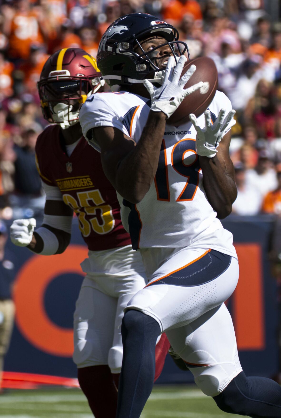 Broncos Rookie Marvin Mims Has Stellar First Half Sub Par Second Against Commanders Denver