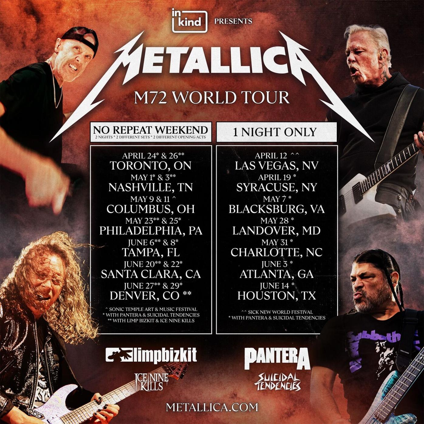 Metallica plays empower field at mile high for 2 shows 2025 | music |  denvergazette.com