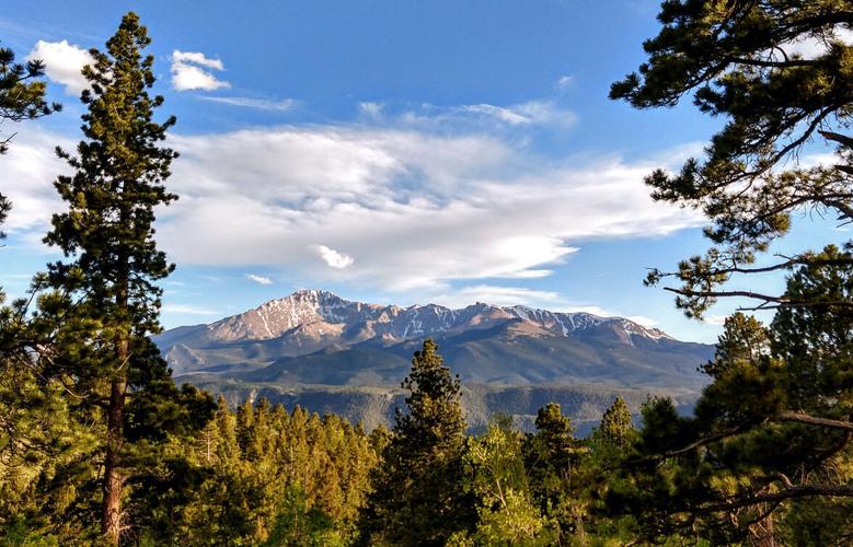 Pikes Peak as seen from Woodland Park Photo Credit: Kathryn Wanders (iStock).