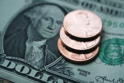 Minimum Wage With Dollar & Pennies High Quality Stock Photo (copy)