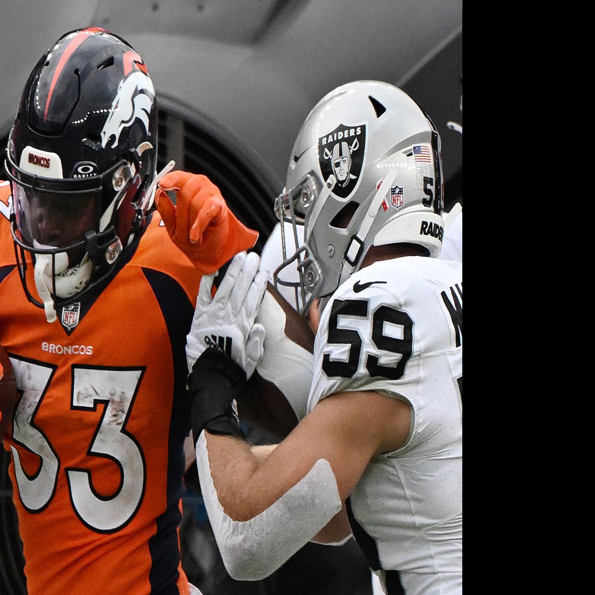 Broncos to wear 'Snowcapped' alternate helmets, Color Rush