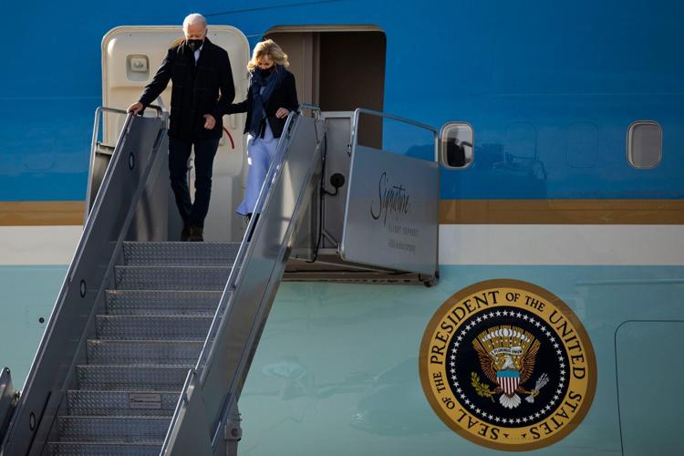 Biden arrives in Colorado Jan.7