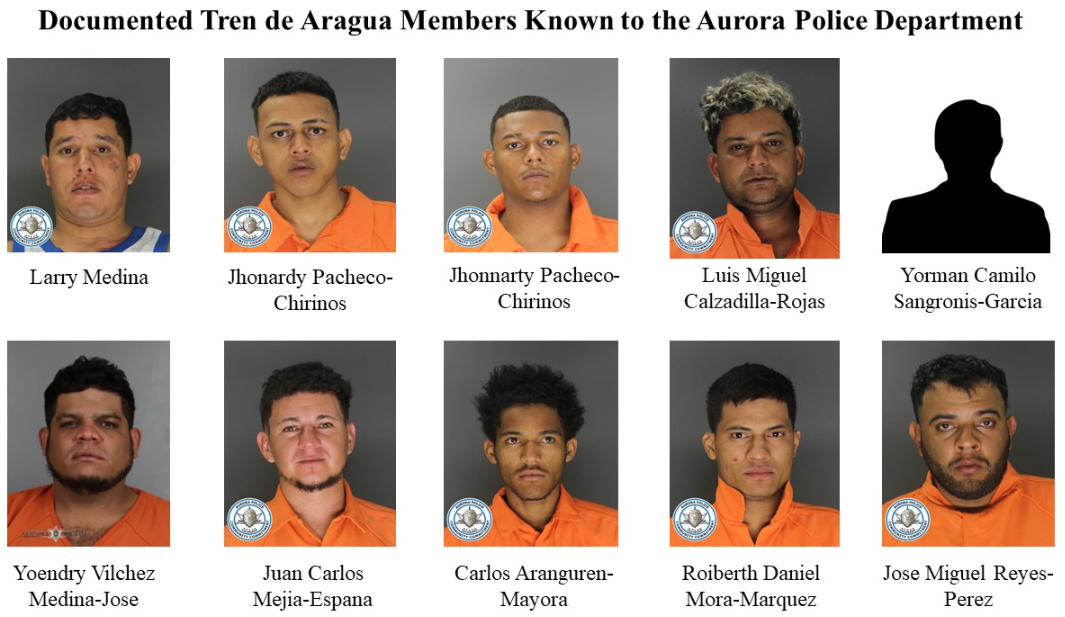 Trump Campaign Displays Mugs Of Alleged Venezuelan Gang Members In ...