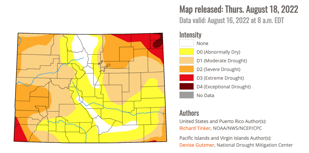 Week of rain has little impact on Colorado drought, 'extreme' drought