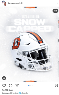 Broncos unveil new helmet design ahead of 2023 season, Denver Broncos
