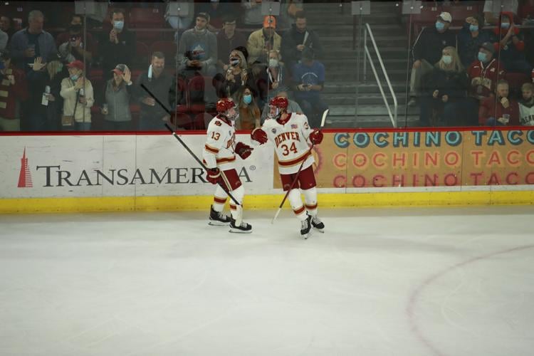 Carter Mazur and Massimo Rizzo, Denver hockey