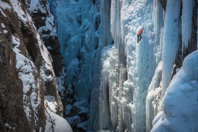 Ice Climbing in Ouray, Colorado