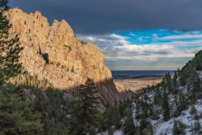 Sunset In Eldorado Canyon State Park