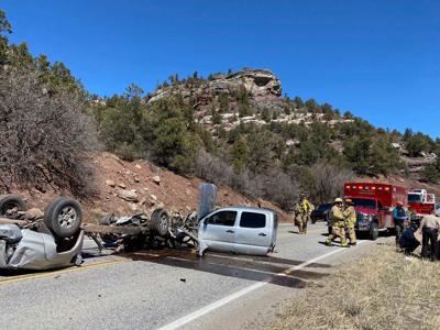 Driver strikes canyon wall in Colorado at 100 mph, tearing vehicle in half