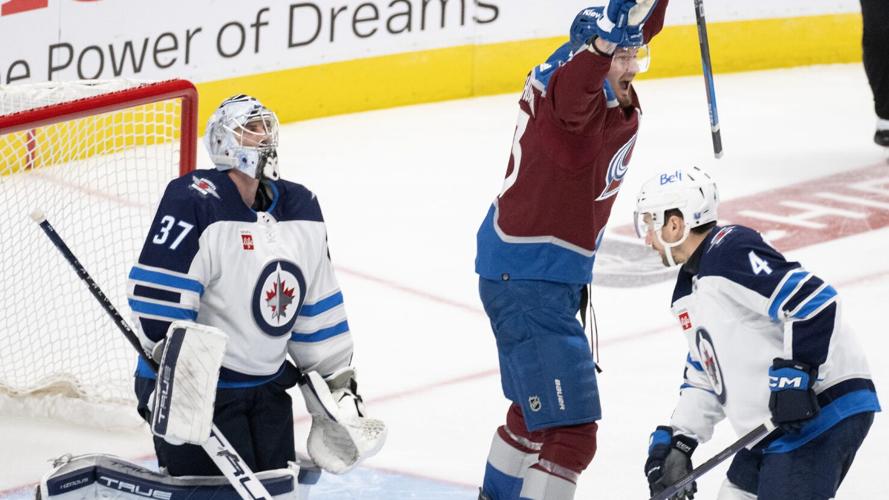 Avalanche continue solving Jets goalie Connor Hellebuyck in Game 3 victory