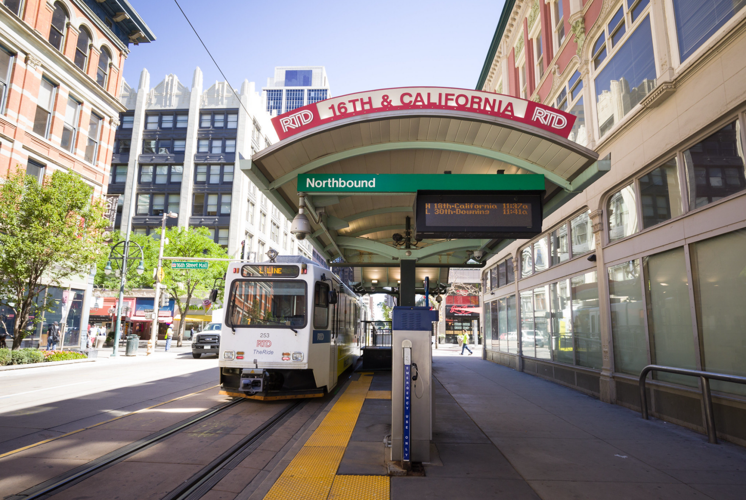 16th and California light rail station (copy)