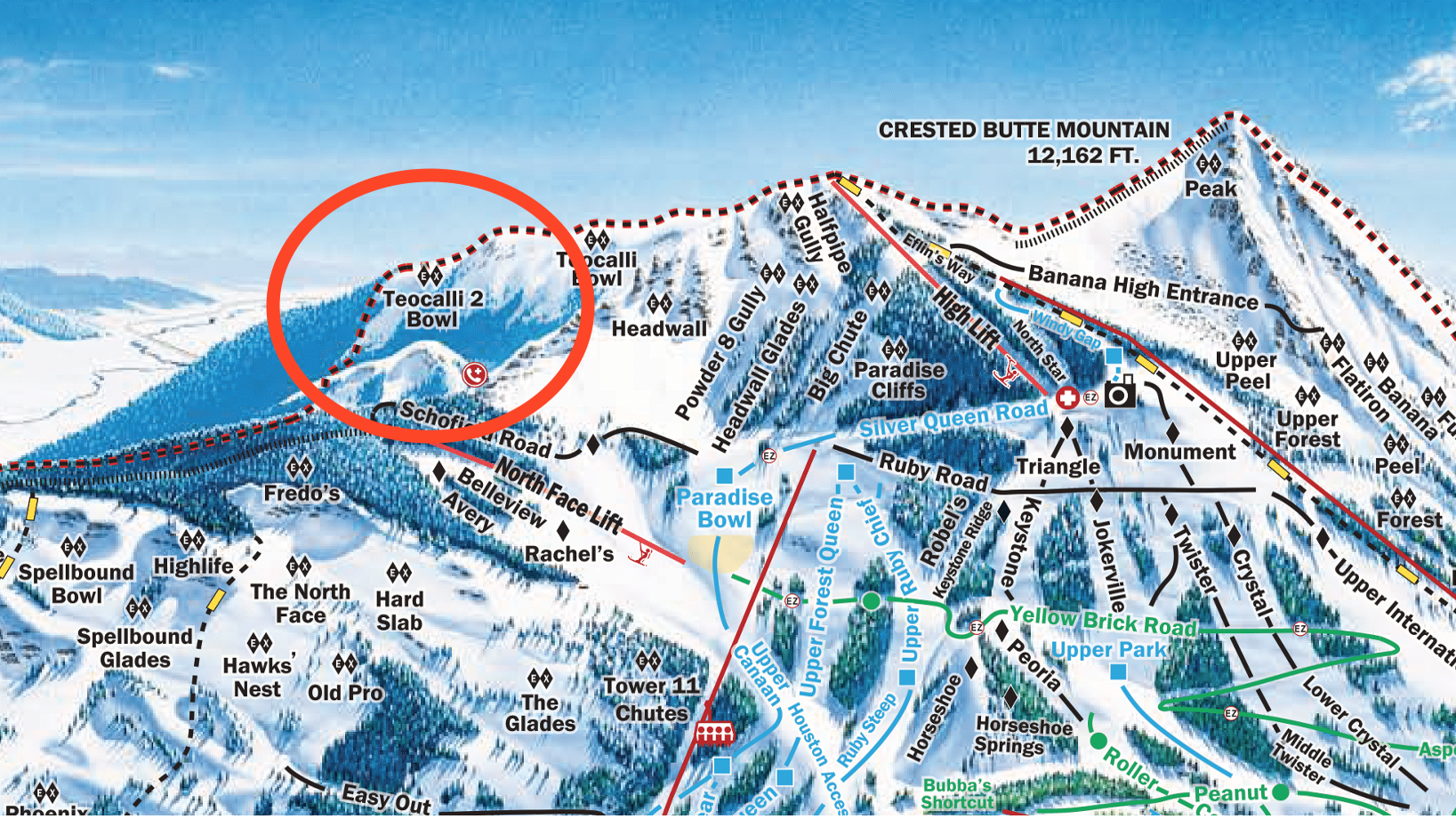 Crested butte outlet mountain resort