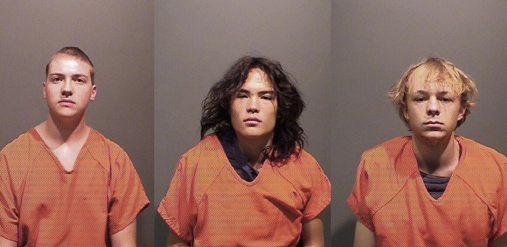 Booking photos of suspected arrested in rock throwing murder