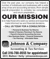 Johnson & Co - Our Mission