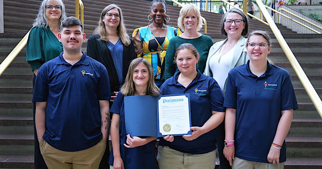Project SEARCH students help with county proclamation | Derby News ...