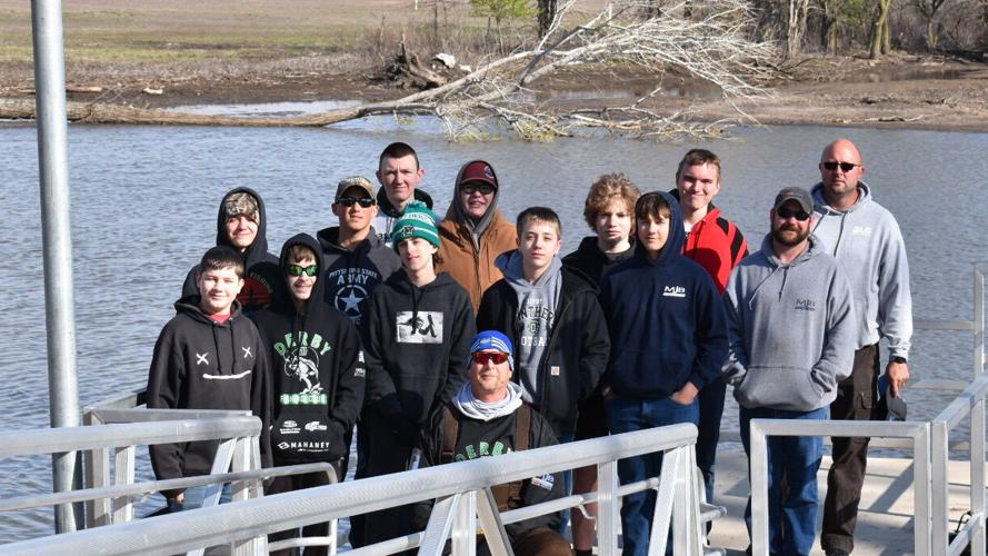 High school fishing club helps at DNMS pond