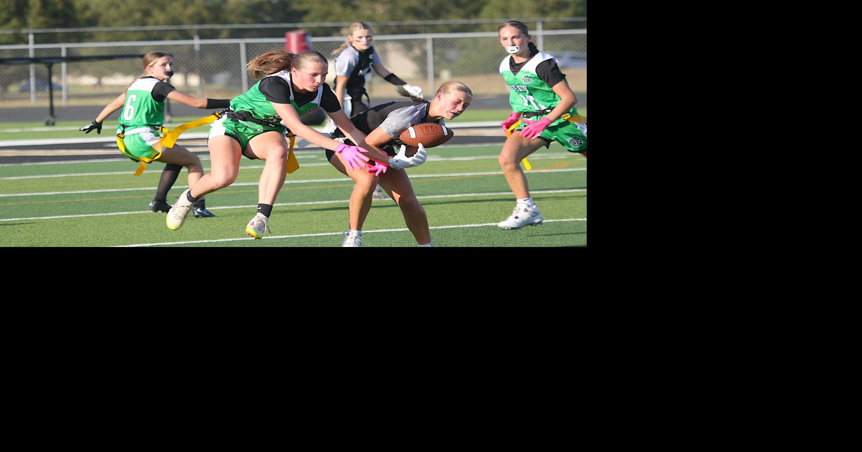 Girls flag football makes history