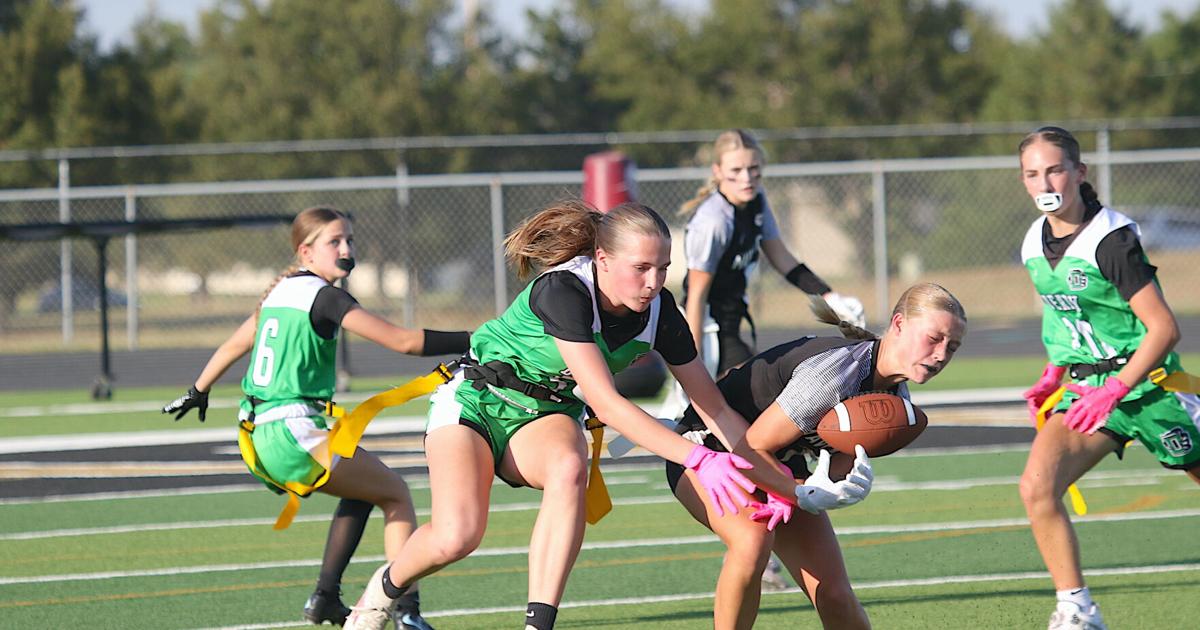 Girls flag football makes history