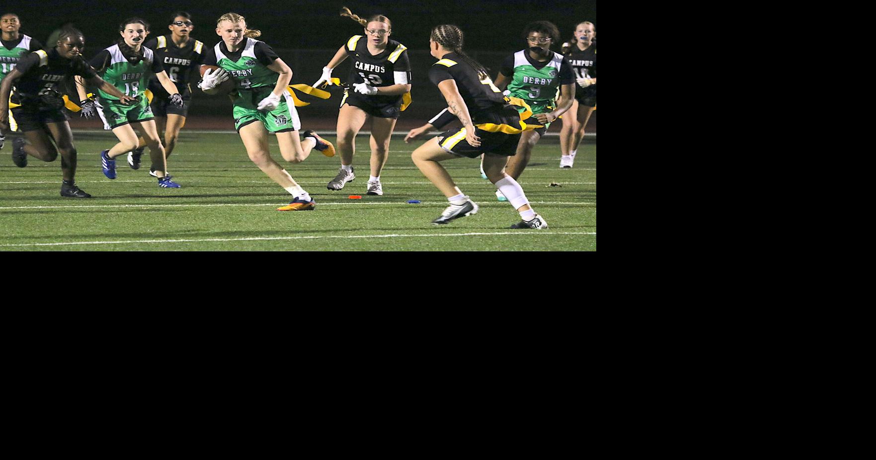 Flag football continues growth in loss to Campus