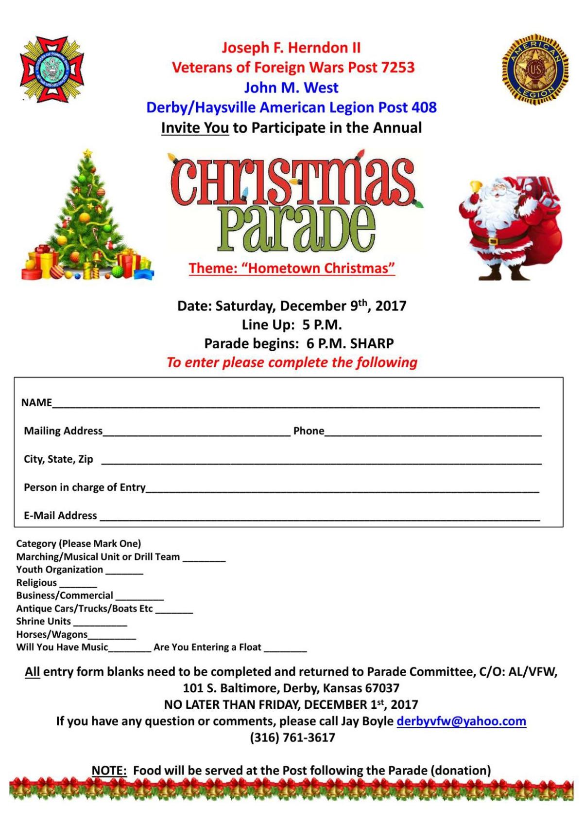 Entries Sought For Christmas Parade Derby News Derbyinformer entries-sought-for-christmas-parade-derby-news-derbyinformer