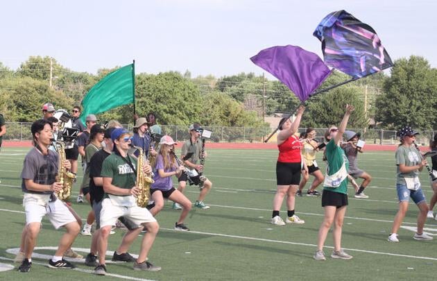 PHOTOS: Panther Marching Band campers get colorful