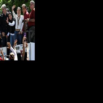 Venezuelan opposition figure seen in public for first time in 17 months