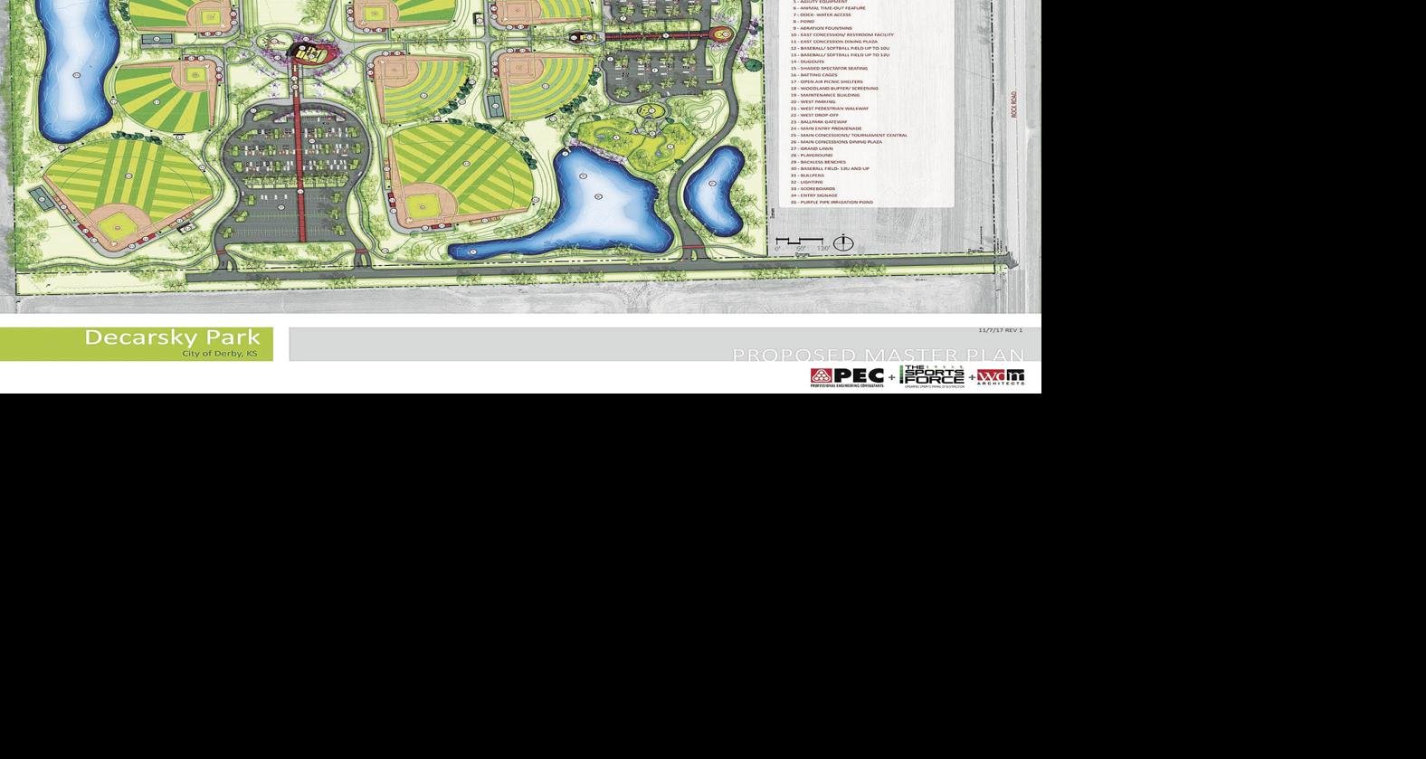 Decarsky Park  master plan  revealed Derby News 