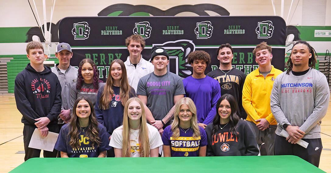 14 DHS student-athletes participate in Signing Day | Derby Sports ...