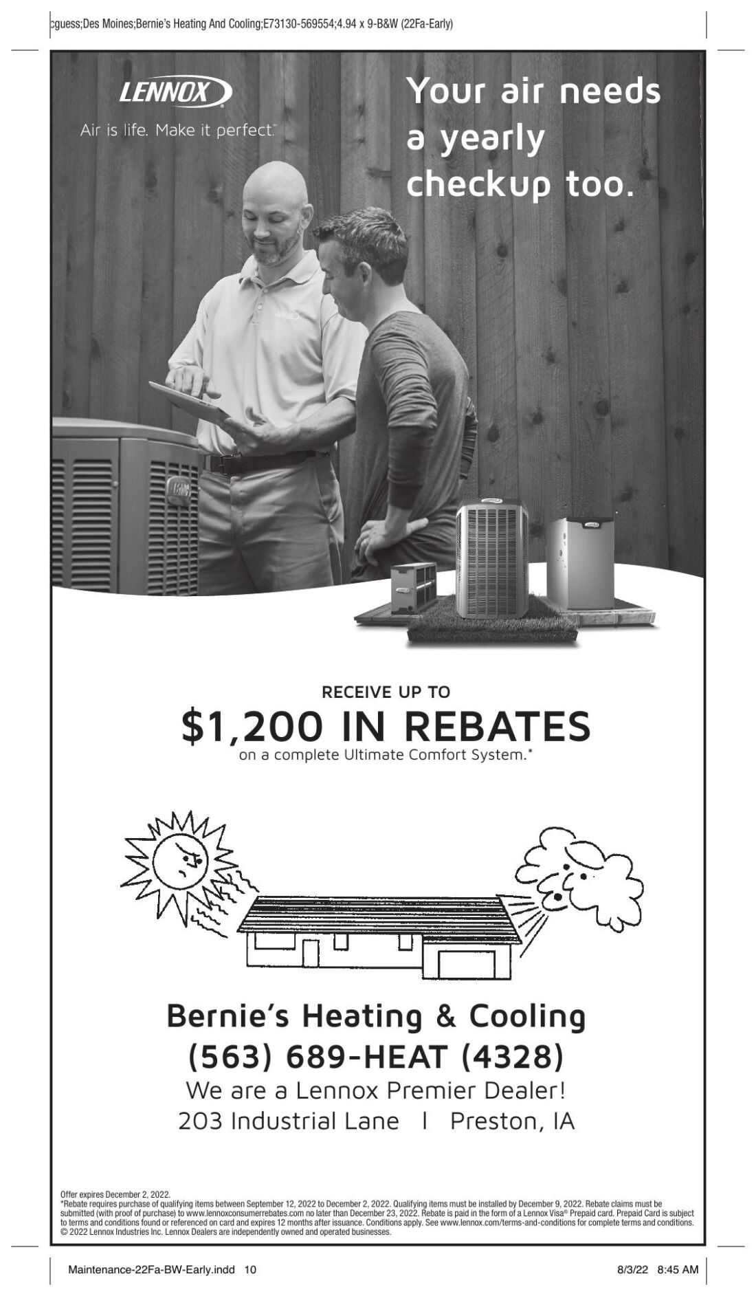 Bernie’s Heating And Cooling