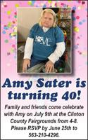 Amy Sater Turning 40